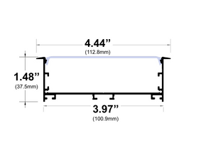 8ft (94'') Recessed LED Channel - (1112)