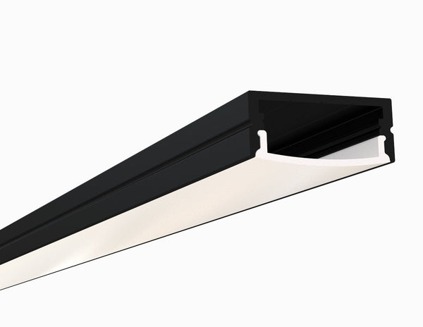 Load image into Gallery viewer, 8ft (94'') Black LED Channel - (1955B)