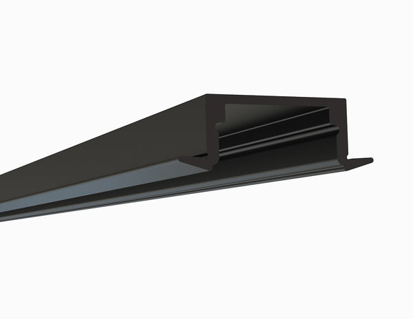 Load image into Gallery viewer, 8ft (94'') Recessed Black LED Channel - (1972B)