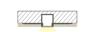 8ft (94'') Trimless Mud-In LED Channel - (615)