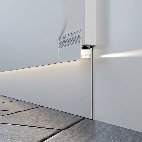 Load image into Gallery viewer, 8ft (94'') Trimless Mud-In LED Channel - (650)