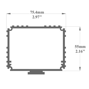 External Driver Housing for Linear Pendant Fixtures