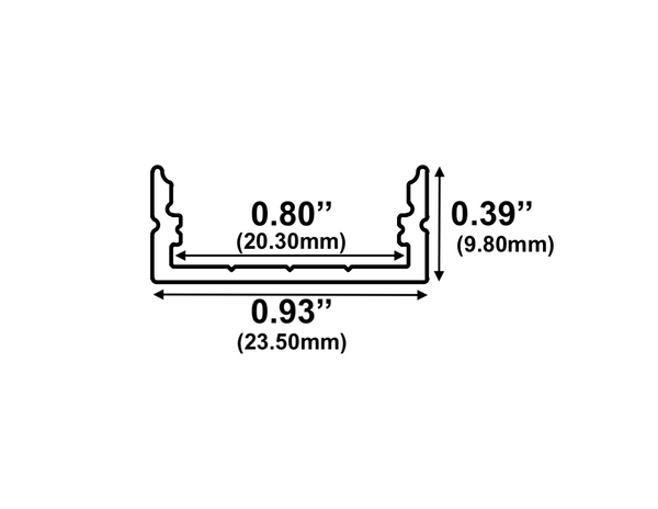 8ft (94'') LED Channel - (1955)