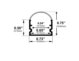 8ft (94'') LED Channel - (1961)