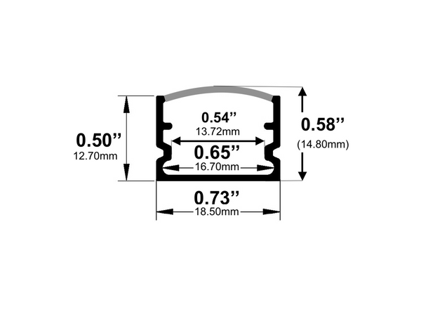 8ft (94'') LED Channel - (1961)