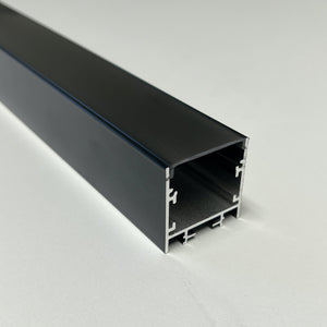 8ft (94'') Square Black LED Channel - (435BB)