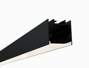 8ft (94'') Square Black LED Channel - (435B)