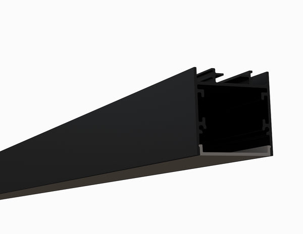 8ft (94'') Square Black LED Channel - (435BB)