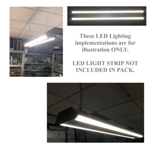 8ft (94'') Suspended LED Channel - (533)