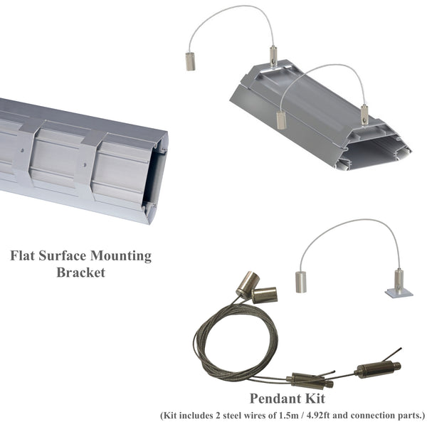 Load image into Gallery viewer, Pendant Suspended LED Channel Fixture