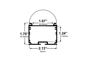 8ft (94'') LED Channel - (540)