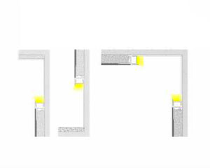 8ft (94'') Trimless Mud-In LED Channel - (650)