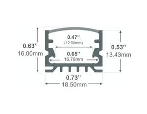 8ft (94'') LED Channel - (961)