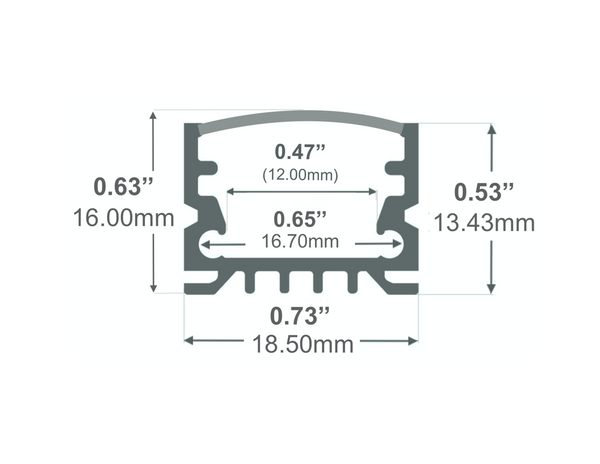 8ft (94'') LED Channel - (961)