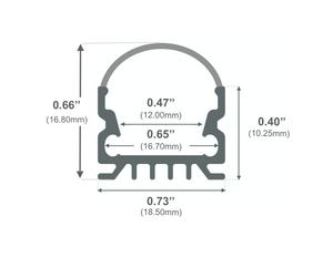 8ft (94'') LED Channel - (967)