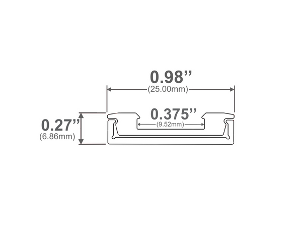 8ft (94'') LED Channel - (968)