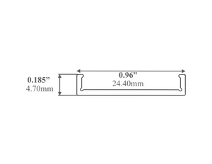 8ft (94'') Bendable LED Channel - (969)