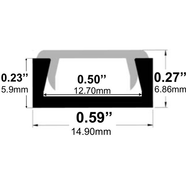 Load image into Gallery viewer, 8ft (94&#39;&#39;) LED Channel - (981)
