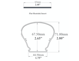 8ft (94'') Polycarbonate LED Etange Fixture Body