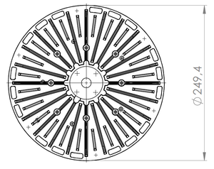 Highbay / Grow Light Housing - AR250
