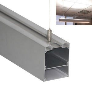 Up & Down Pendant Linear Led Channel - 550 Series - Direct & Indirect Lighting