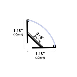 8ft (94'') Corner LED Channel - (1964)