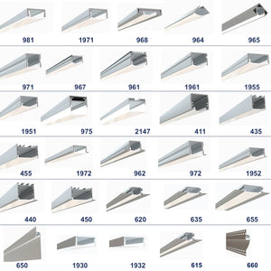 LED Channels - (6'' Full Set Sample Box)