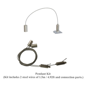 Pendant Linear Led Channel - 560 Series - 2'' x 3'' - Pendant Hanging Kit