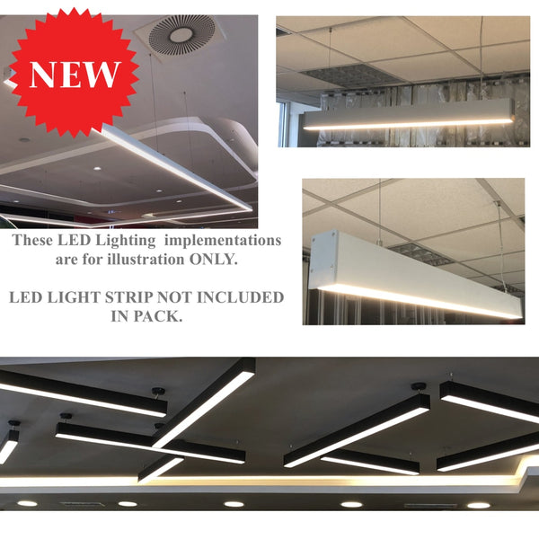 Load image into Gallery viewer, Pendant Slim Linear Led Channel - 535 Series
