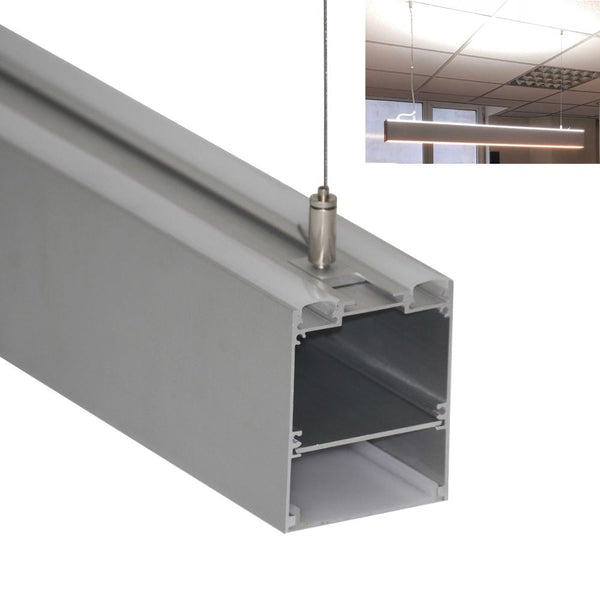 Load image into Gallery viewer, Up &amp; Down Pendant Linear Led Channel - 550 Series - Direct &amp; Indirect Lighting
